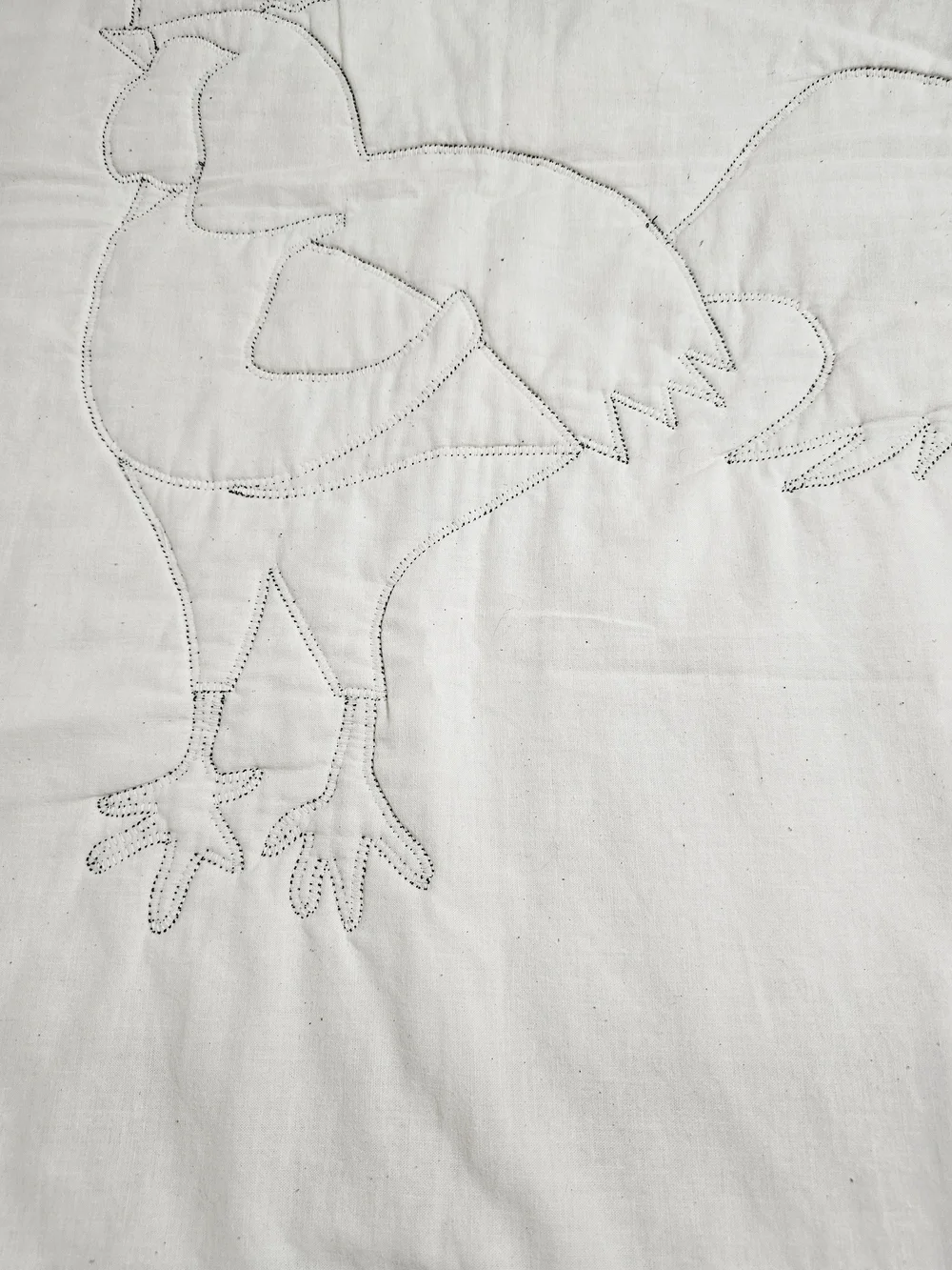 Farmhouse Cottagecore Rooster Quilted Wall Hanging
